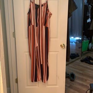 Striped jumpsuit